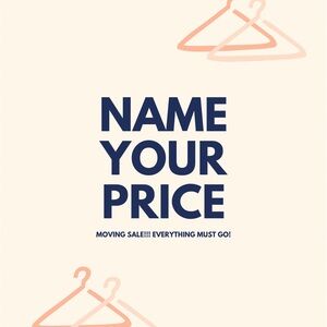 Name Your Price Sale!